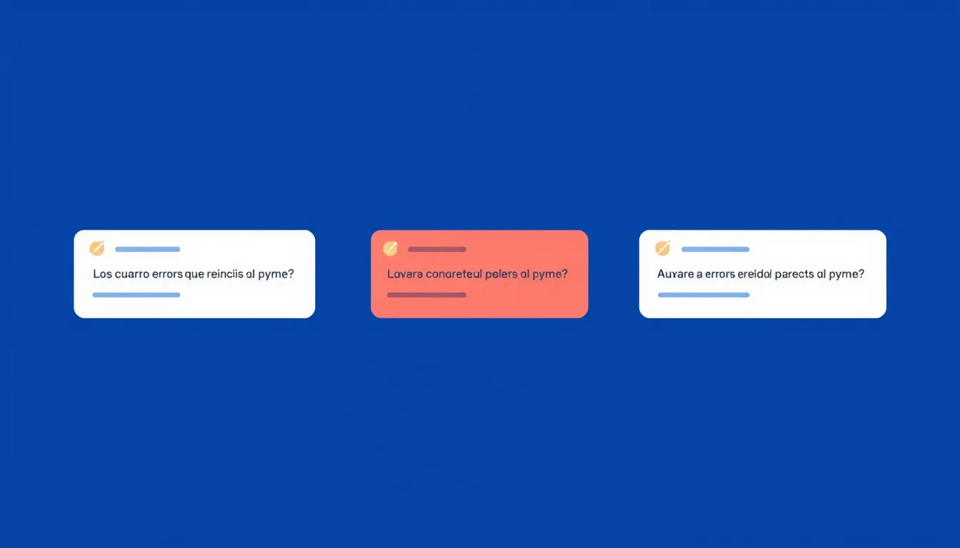 Los cuatro errores que repiten casi todas las pymes — Cómo implementar un CRM en una pyme