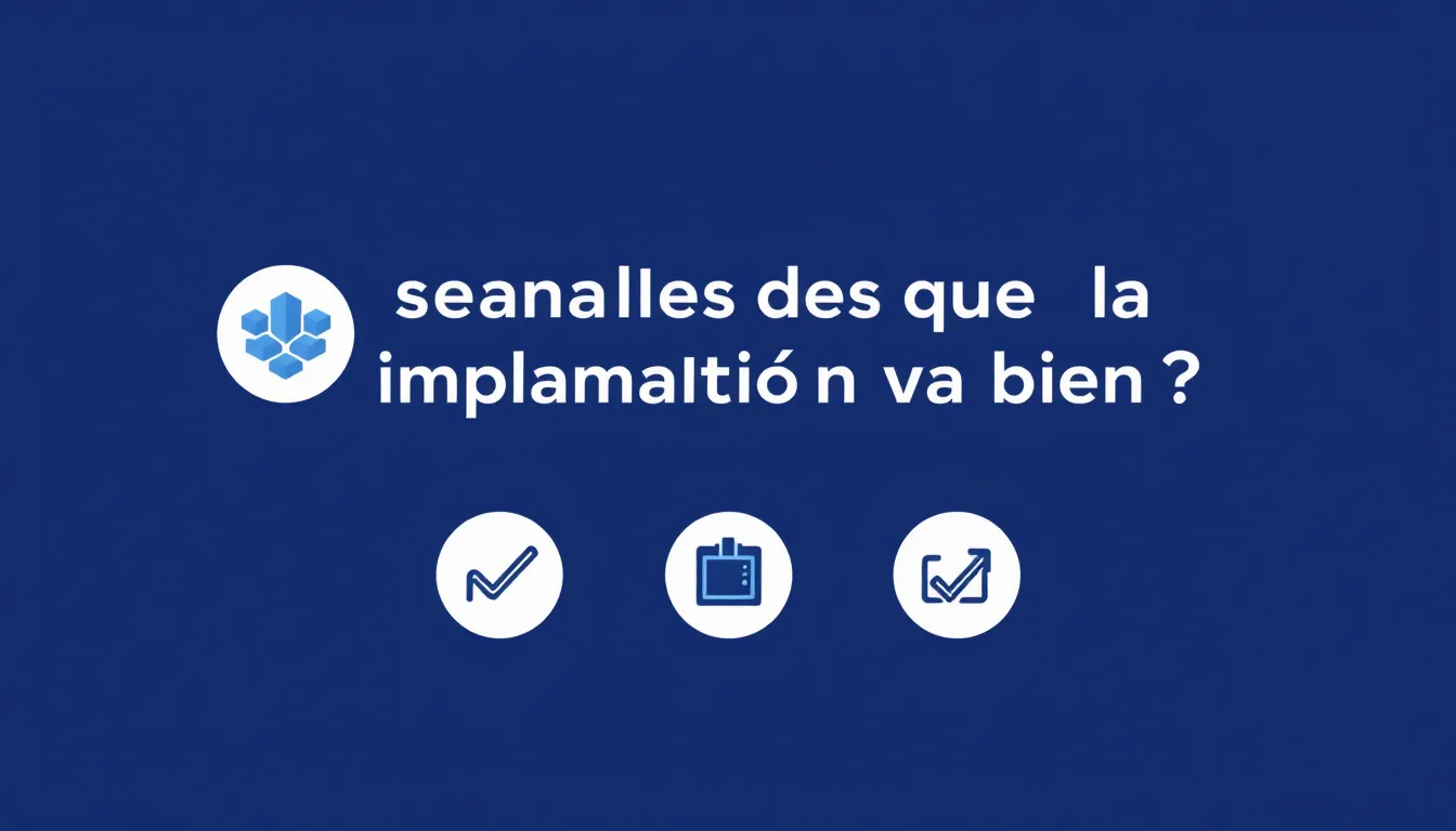 Señales de que la implantación va bien — cómo implementar un CRM en una pyme