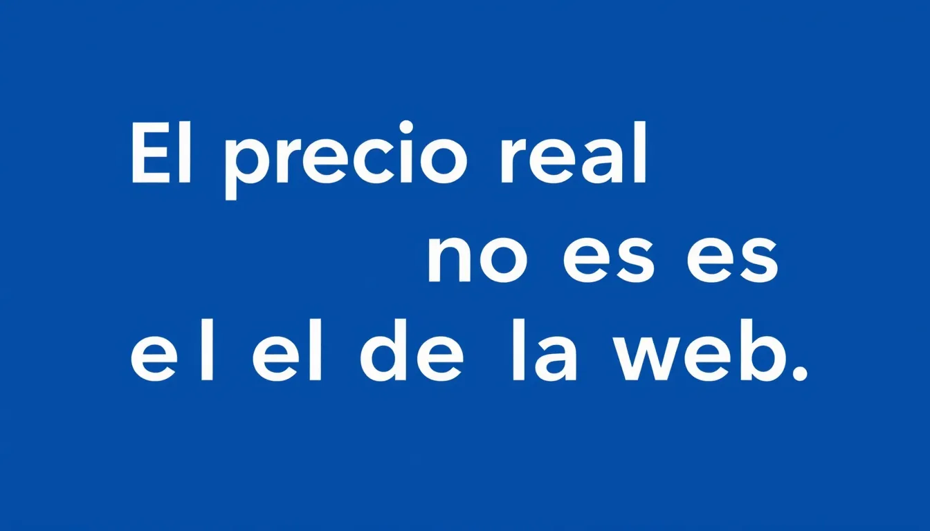 El precio real no es el de la web — comparativa crm consultoras