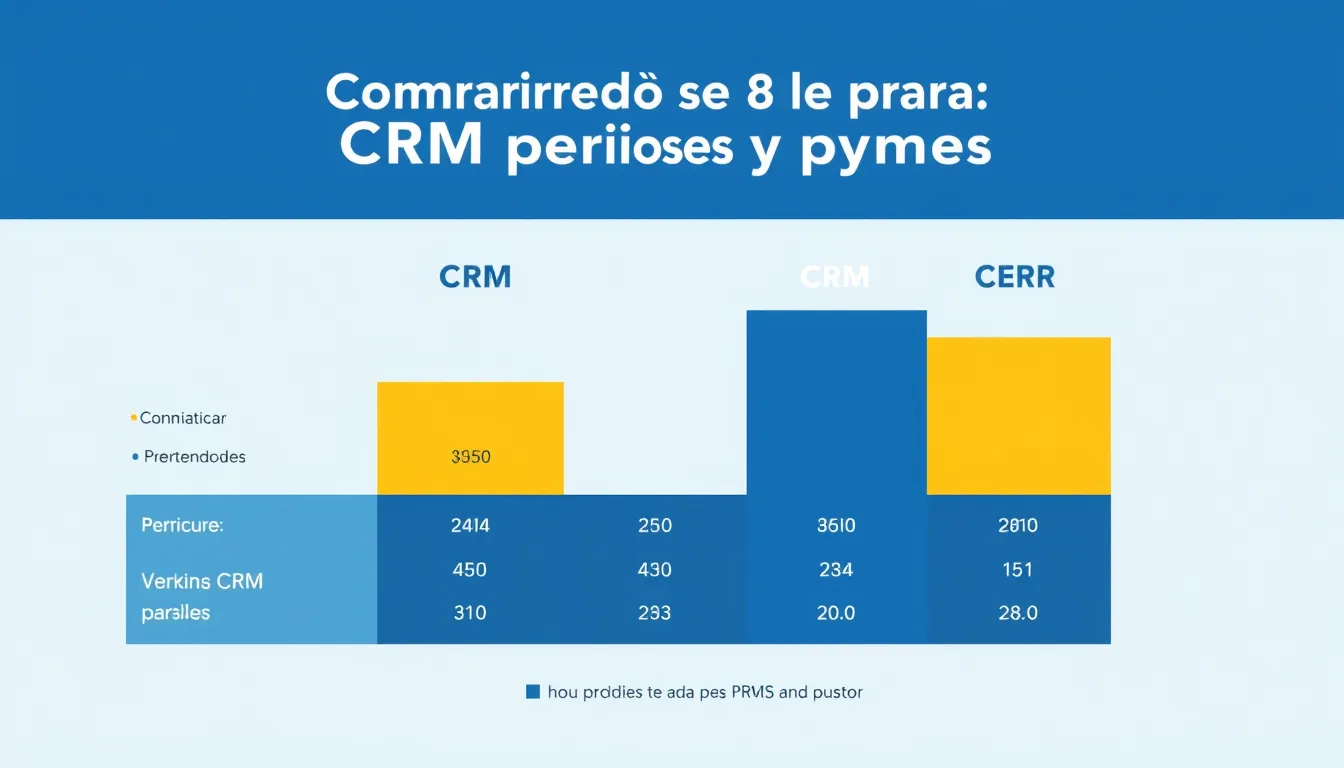 Comparativa de CRM para pymes: precios y encaje — CRM para pymes