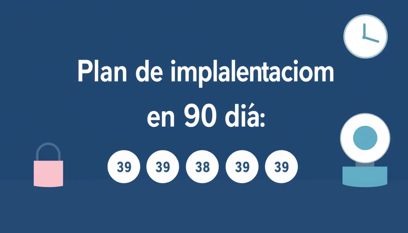 Plan de implantación en 90 días — CRM para pymes