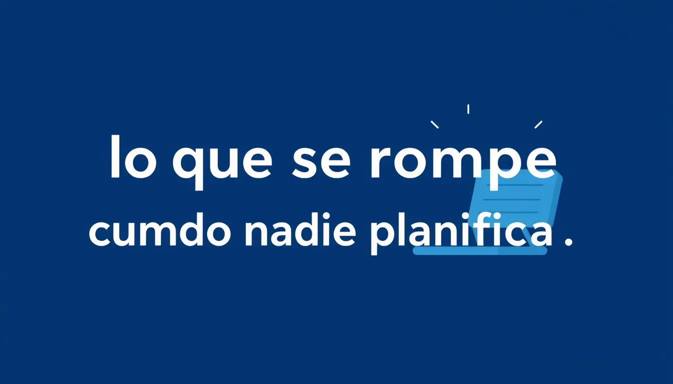 Lo que se rompe cuando nadie planifica — implantación de CRM para pymes