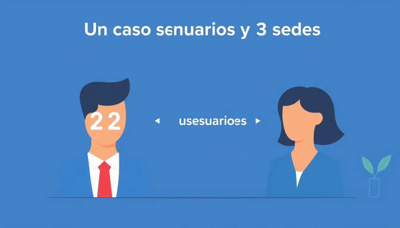 Un caso concreto: 22 usuarios y 3 sedes — software CRM para pymes en la nube